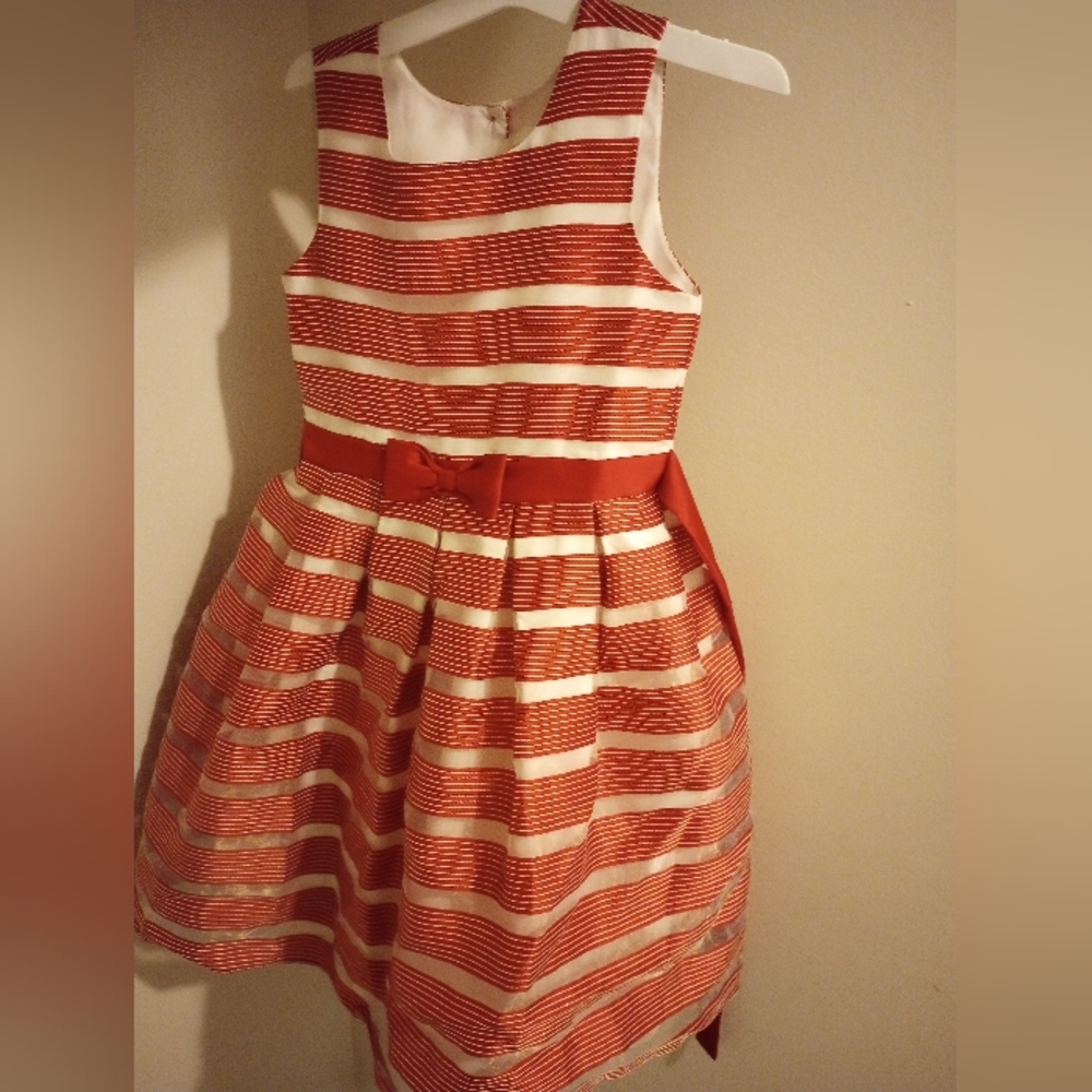 Red and white dress Jona Michelle